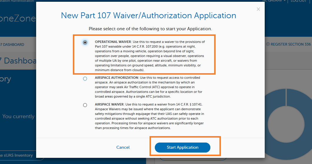 How to Apply for a Part 107 Waiver Through the FAADroneZone