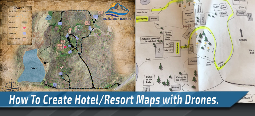 How to Create Hotel or Resort Maps for Guests with Drone Mapping