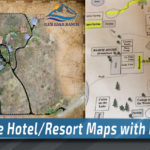 Wondering how to create more lifelike maps for your hotel guests? Creating a orthomosaic from a drone can easily be transformed into a map.