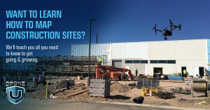 Learn to map construction sites with drones to keep projects on time. 