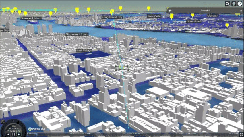 3D-Model-of-New-York-City-in-Drone-View 