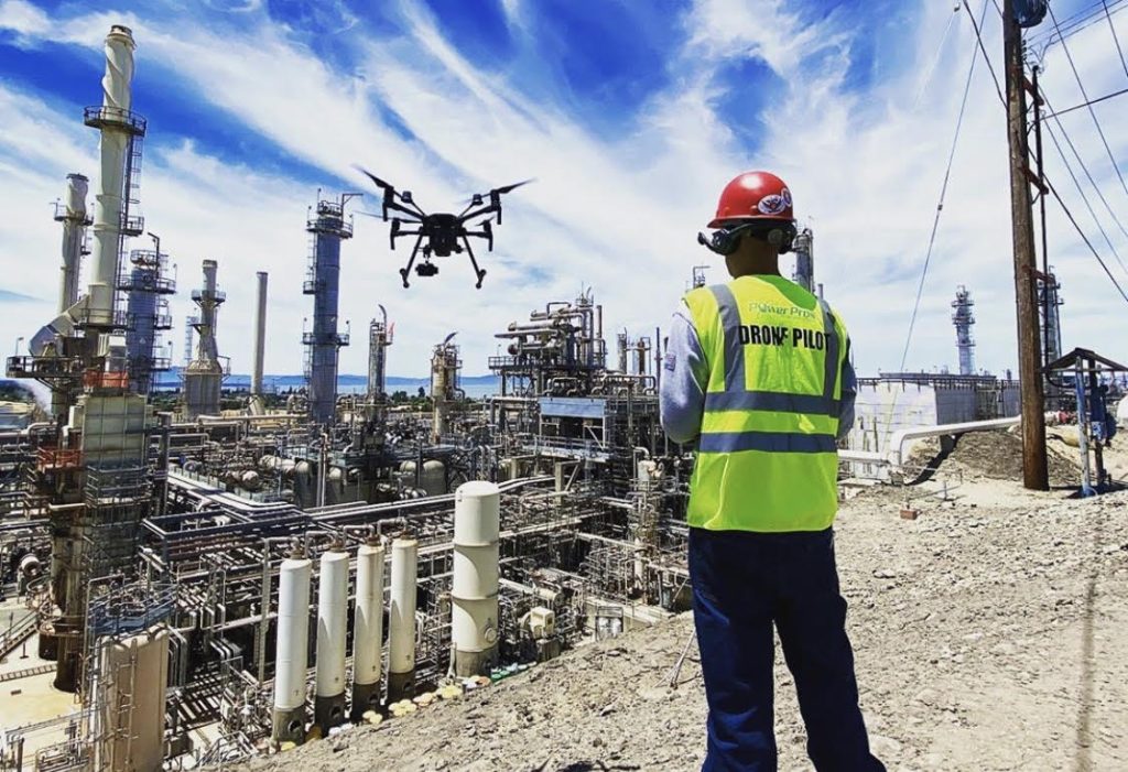 drone mapping of power substation 