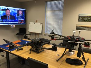 Freefly Alta X next to a DJI M600 | Freefly's Alta X is an American Drone