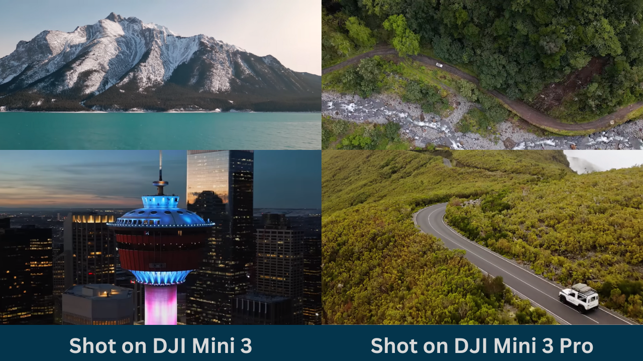 DJI Mini 3 vs Mini 3 Pro - Camera Capabilities