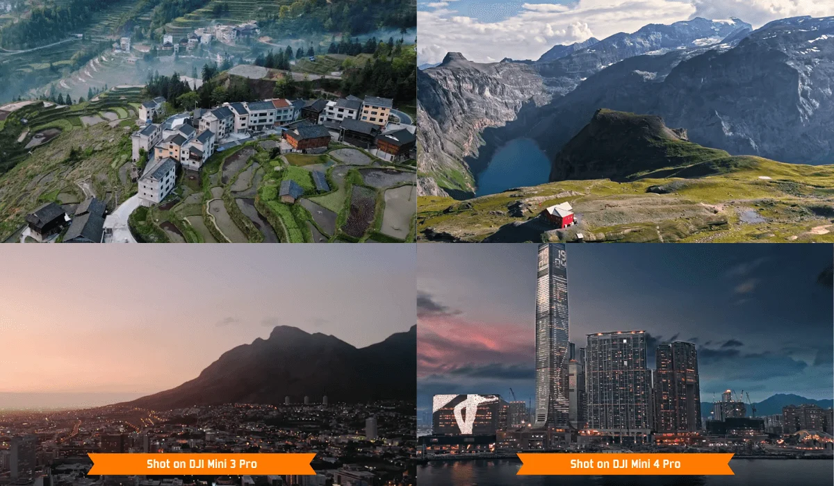DJI Mini 3 Pro vs. Mini 4 Pro – Camera Capabilities