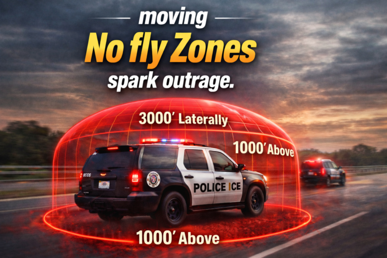 Moving Drone No-Fly Zones: New FAA Rules Spark Major Concerns for...